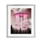 Stupell Industries Glam UFO with Pink Beams Framed Print Under Glass, design by Sasha